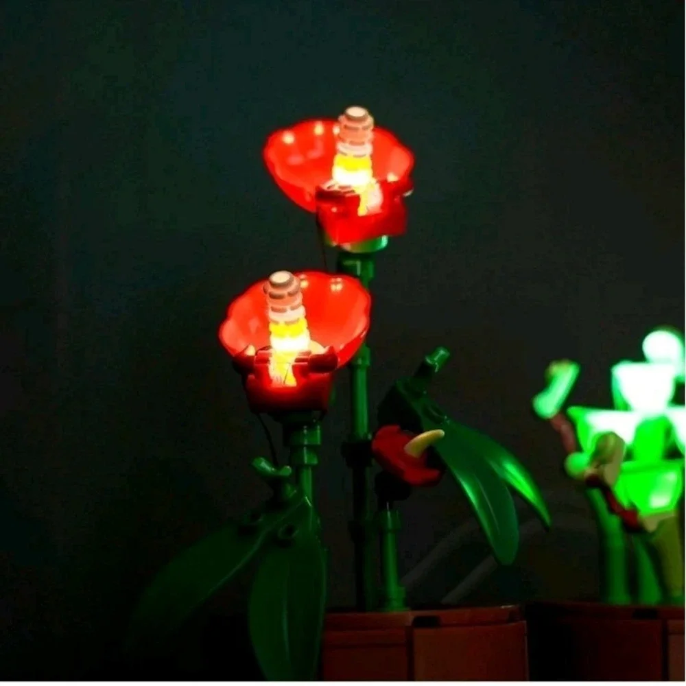 LED Light Kit for Lego 10329 Tiny Plants Botanicals Cactus Decor Lighting